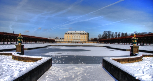 Schloss Augustusburg im Winter