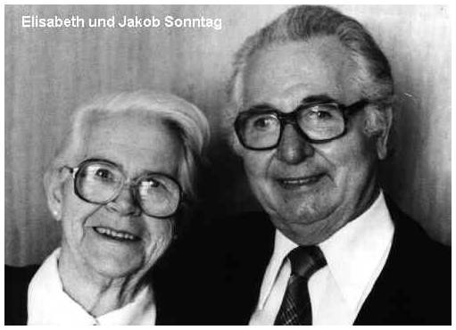 Elisabeth und Jakob Sonntag