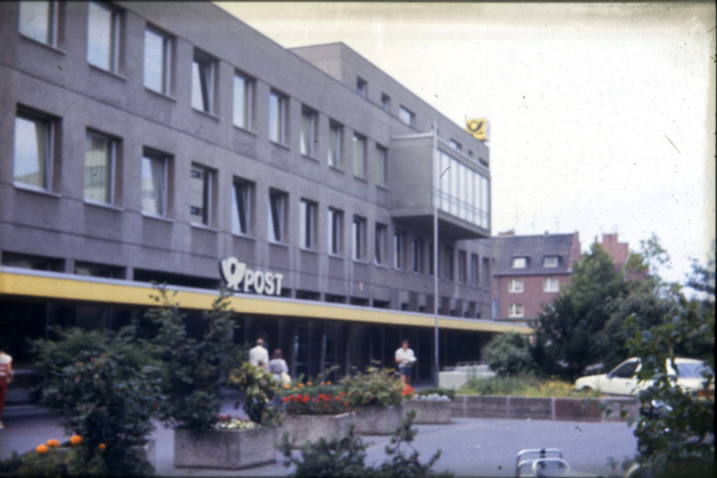 Der Neubau der Post am Balthasar-Neumann-Platz