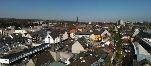 Blick über Brühl in Richtung Norden